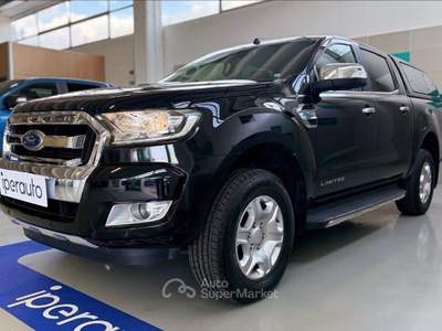 Ford Ranger 2.2 tdci double cab Limited 160cv auto IVA ESCLUSA Nero usata Bergamo