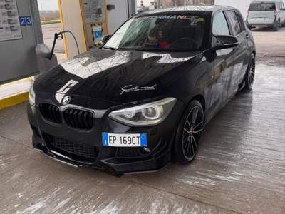 BMW Serie 1 118d Auto sempre tenuta in box Nero usata Gazzo veronese