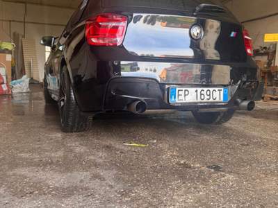 BMW Serie 1 118d Auto sempre tenuta in box Nero usata Gazzo veronese