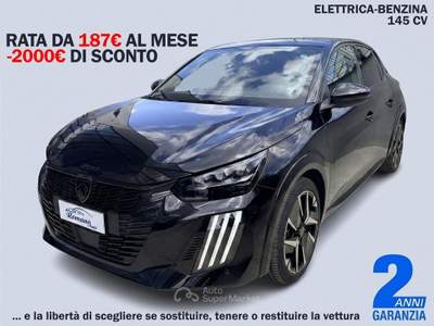 Peugeot 208  1.2 hybrid GT 145cv e-dcs 6 Nero usata Sant'Anastasia