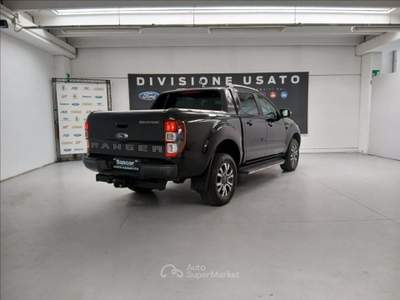 Ford Ranger 2.0 ecoblue double cab Wildtrak 213cv Nero usata Modena