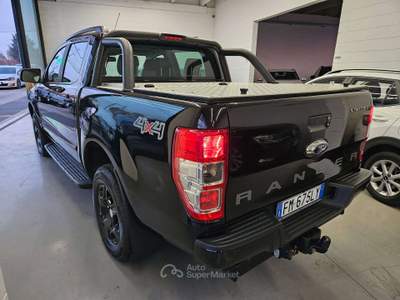 Ford Ranger 3.2 tdci double cab Limited Black AUTOMATICO Nero usata Martinengo