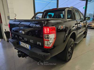 Ford Ranger 3.2 tdci double cab Limited Black AUTOMATICO Nero usata Martinengo