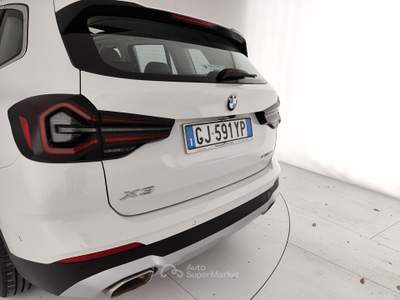BMW X3 G01 2021 xdrive20d mhev 48V auto Bianco usata Caserta
