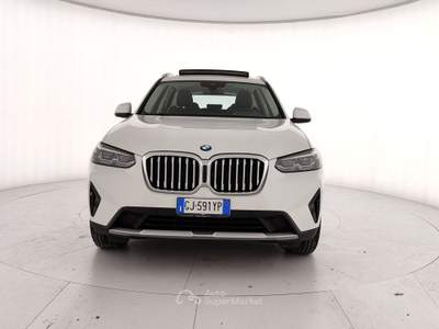 BMW X3 G01 2021 xdrive20d mhev 48V auto Bianco usata Caserta