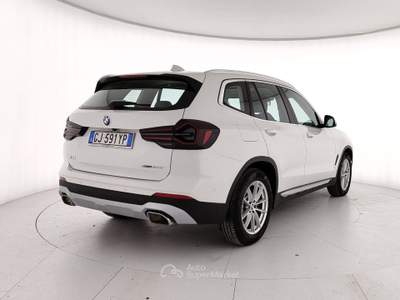 BMW X3 G01 2021 xdrive20d mhev 48V auto Bianco usata Caserta