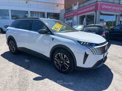 Peugeot 5008 Hybrid 145 e-DCS6 GT 7 posti Bianco usata Milano