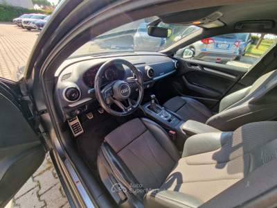 Audi A3 A3 SPB 2.0 TDI Sport S-Line EURO 6B _ NO IBRIDO Nero usata Faenza