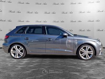 Audi A3 A3 SPB 2.0 TDI Sport S-Line EURO 6B _ NO IBRIDO Nero usata Faenza