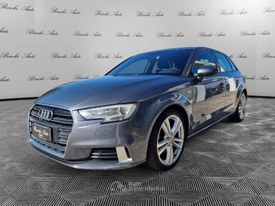 Audi A3 A3 SPB 2.0 TDI Sport S-Line EURO 6B _ NO IBRIDO Nero usata Faenza