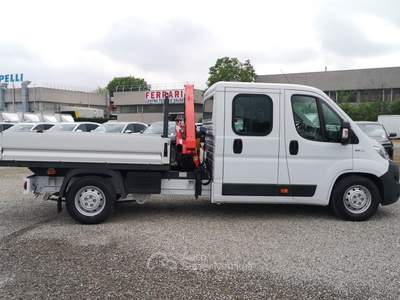 Fiat Ducato Ducato maxi 35  2.3 mjt 130cv DC cassone con GRU Bianco usata Reggio nell'Emilia