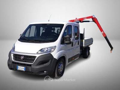 Fiat Ducato Ducato maxi 35  2.3 mjt 130cv DC cassone con GRU Bianco usata Reggio nell'Emilia