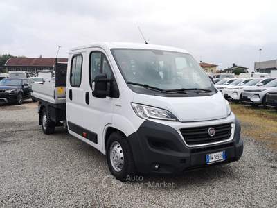 Fiat Ducato Ducato maxi 35  2.3 mjt 130cv DC cassone con GRU Bianco usata Reggio nell'Emilia