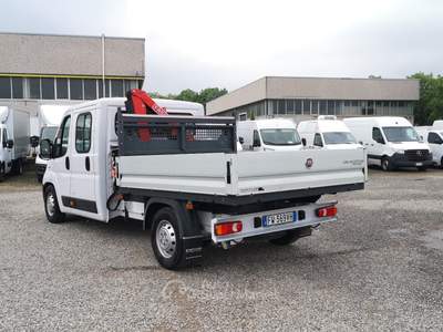 Fiat Ducato Ducato maxi 35  2.3 mjt 130cv DC cassone con GRU Bianco usata Reggio nell'Emilia