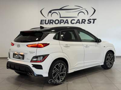Hyundai Kona 1.0 T-GDI 48V 120cv N Line Bianco usata Caresanablot