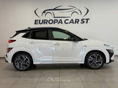Hyundai Kona 1.0 T-GDI 48V 120cv N Line Bianco usata Caresanablot