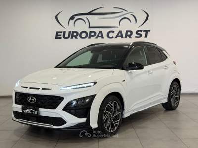Hyundai Kona 1.0 T-GDI 48V 120cv N Line Bianco usata Caresanablot