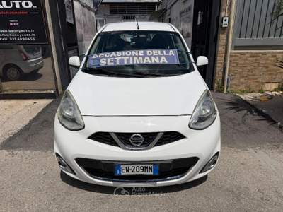 Nissan Micra  1.2 12V 5p. GPL Eco Acenta TPMS Bianco usata Afragola