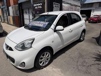Nissan Micra  1.2 12V 5p. GPL Eco Acenta TPMS Bianco usata Afragola