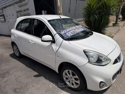 Nissan Micra  1.2 12V 5p. GPL Eco Acenta TPMS Bianco usata Afragola