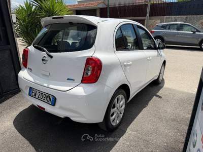 Nissan Micra  1.2 12V 5p. GPL Eco Acenta TPMS Bianco usata Afragola