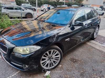 BMW Serie 5 530d Futura d Touring xdrive Msport auto Nero usata ROMA