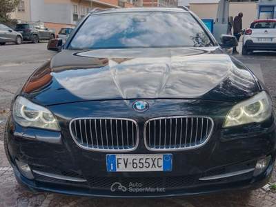 BMW Serie 5 530d Futura d Touring xdrive Msport auto Nero usata ROMA