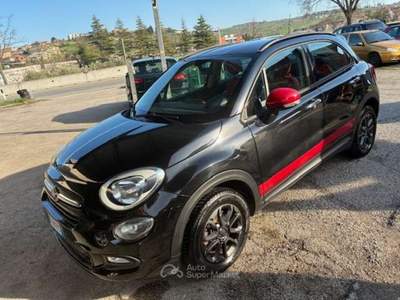 Fiat 500X 500 X 2017  Lounge 95cv EURO 6 20 KM CON UN LITRO Nero usata Rimini