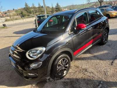 Fiat 500X 500 X 2017  Lounge 95cv EURO 6 20 KM CON UN LITRO Nero usata Rimini
