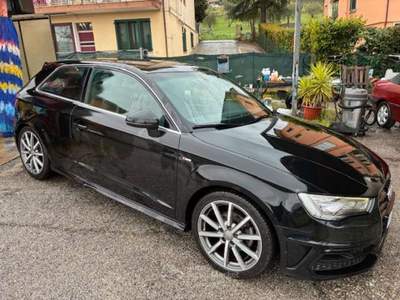 Audi A3 A3 1.6 tdi 110 CV S LINE SPORT PELLE XENON E6 Nero usata Rimini
