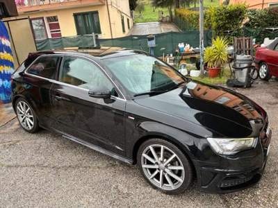 Audi A3 A3 1.6 tdi 110 CV S LINE SPORT PELLE XENON E6 Nero usata Rimini