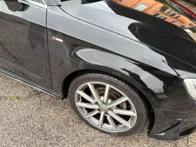 Audi A3 A3 1.6 tdi 110 CV S LINE SPORT PELLE XENON E6 Nero usata Rimini