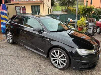 Audi A3 A3 1.6 tdi 110 CV S LINE SPORT PELLE XENON E6 Nero usata Rimini