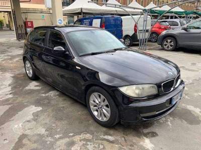 BMW Serie 1 118d 118 Serie 1 118d 5p 2.0 Eletta 143cv dpf Nero usata Torino