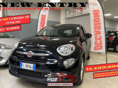 Fiat 500X MultiJet 120 CV Pop Star Nero usata Prato