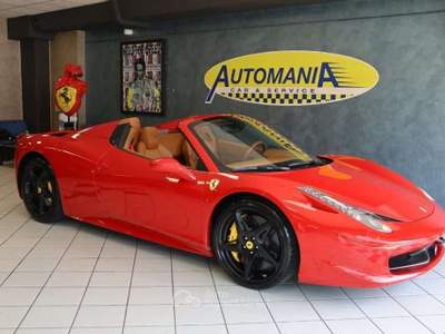 Ferrari 458 Spider DCT Rosso usata Besozzo