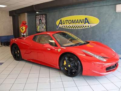 Ferrari 458 Spider DCT Rosso usata Besozzo