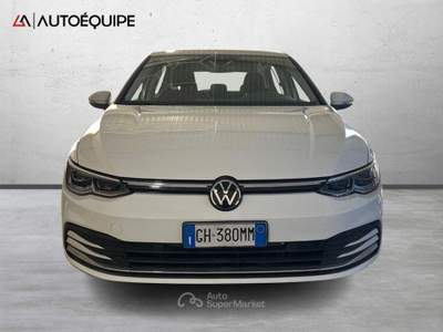 Volkswagen Golf VIII 2020 2.0 tdi Style 115cv dsg Bianco usata Roma