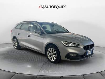 Seat Leon IV 2020 Sportstourer Sportstourer 2.0 tdi Style 150cv dsg Argento usata Roma