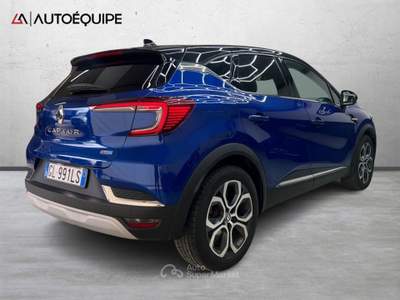 Renault Captur II 2019 1.6 E-Tech hybrid Techno Fast Track 145cv auto Blu/Azzurro usata Roma