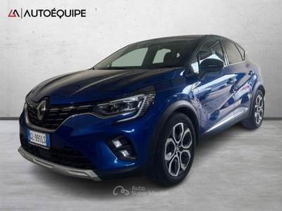 Renault Captur II 2019 1.6 E-Tech hybrid Techno Fast Track 145cv auto Blu/Azzurro usata Roma