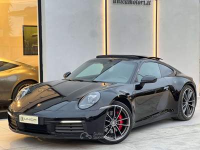 Porsche 911 911 Coupè CARRERA 4S 3.0 450 CV  IVA ESPOSTA UNICO PROPRIETARIO Nero usata Pomigliano d'Arco
