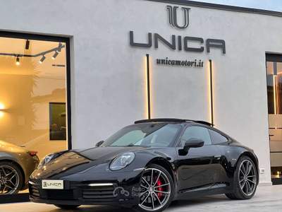 Porsche 911 911 Coupè CARRERA 4S 3.0 450 CV  IVA ESPOSTA UNICO PROPRIETARIO Nero usata Pomigliano d'Arco