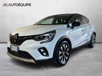 Renault Captur II 2019 1.6 E-Tech full hybrid Techno 145cv auto Bianco usata Roma
