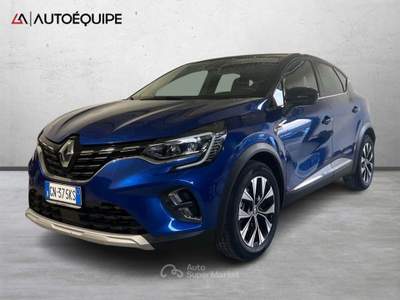 Renault Captur II 2019 1.6 E-Tech full hybrid Techno 145cv auto Blu/Azzurro usata Roma