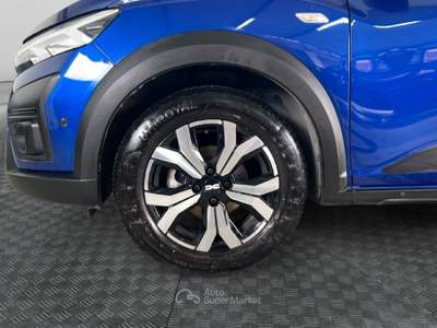 Dacia Sandero Stepway III 2021 Stepway 1.0 tce Comfort SL DaciaPlus Eco-g 100cv Blu/Azzurro usata Roma