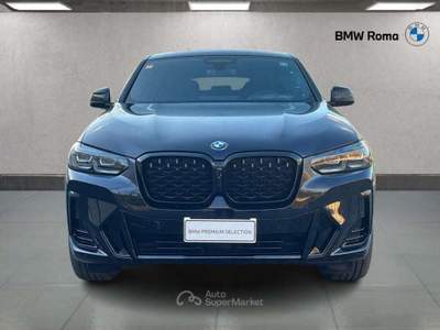 BMW X4 X4 xdrive20d mhev 48V Msport auto Nero usata Roma