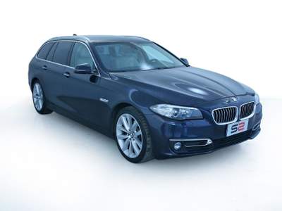 BMW Serie 5 520d 520d Touring Aut. Cerchi in lega a V styling 331 da 19"/Interni in pelle Beige/Fari allo Xeno/Telecamera posteriore/Keyless system Blu/Azzurro usata Feltre