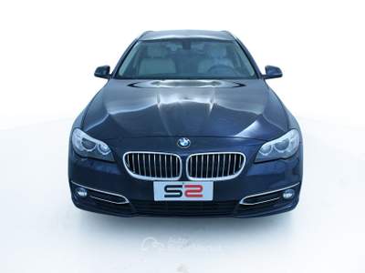 BMW Serie 5 520d 520d Touring Aut. Cerchi in lega a V styling 331 da 19"/Interni in pelle Beige/Fari allo Xeno/Telecamera posteriore/Keyless system Blu/Azzurro usata Feltre