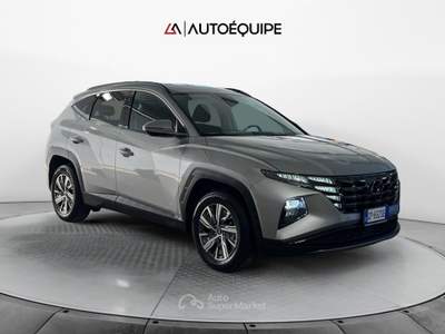 Hyundai Tucson III 2021 1.6 hev Xline Hyundai Smart Sense+ Advanced 2wd auto Argento usata Roma